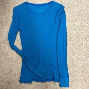 Gap waffle knit long sleeve t shirt